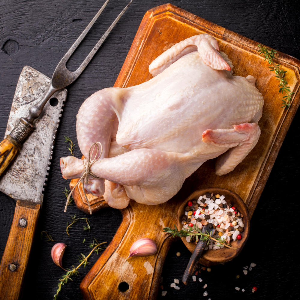 FairyTwins Farmstead Pasture-Raised Chicken - Whole (Weight between 3.5-4.7Lb)